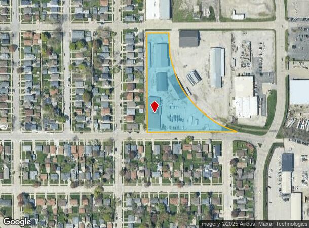  1800 21St St, Racine, WI Parcel Map