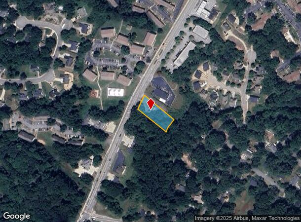  1586 Park Hill Dr, Gainesville, GA Parcel Map
