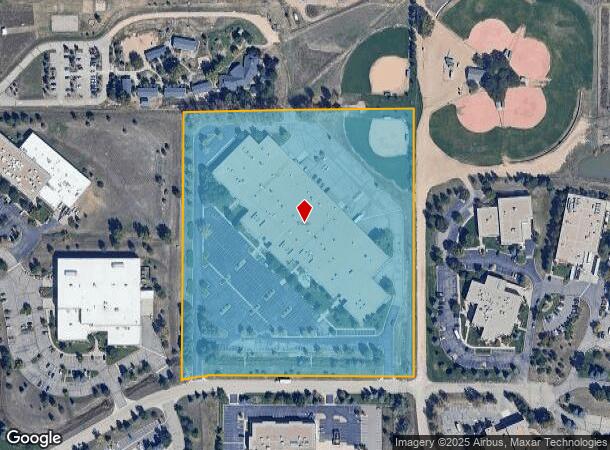  7477 Dry Creek Pkwy, Niwot, CO Parcel Map