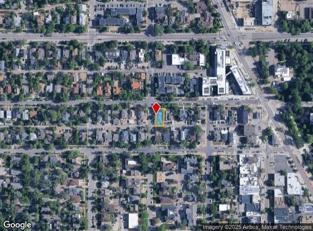 1220 11Th St, Boulder, CO Parcel Map