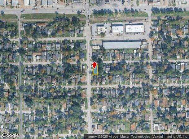 1407 Mercury Dr, Houston, TX Parcel Map