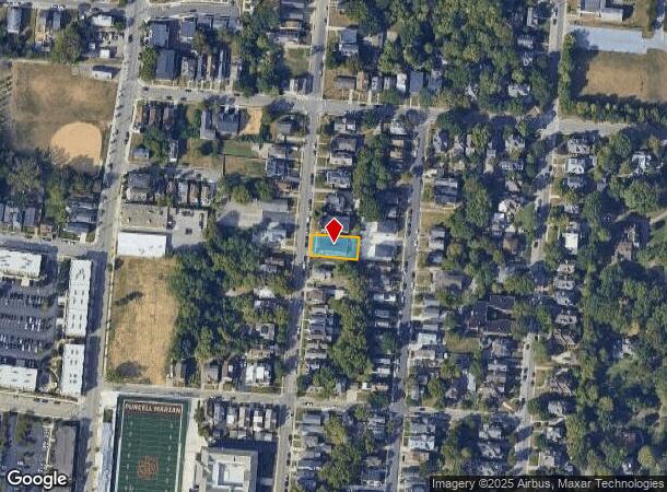  3036 Hackberry St, Cincinnati, OH Parcel Map