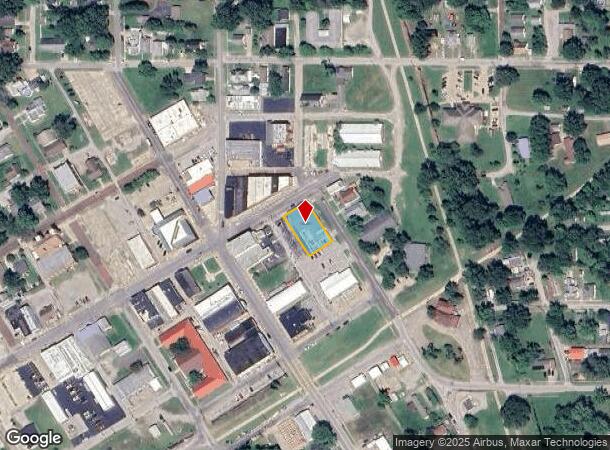 1201 Locust St, Eldorado, IL Parcel Map