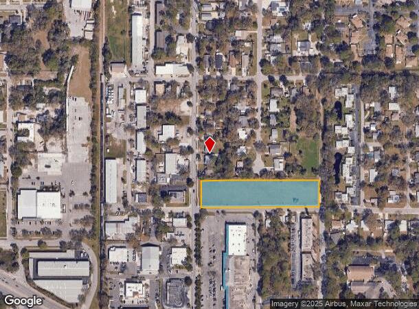  414 N Lime Ave, Sarasota, FL Parcel Map