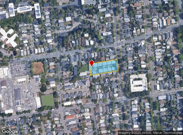  2212 Sacramento St, Berkeley, CA Parcel Map
