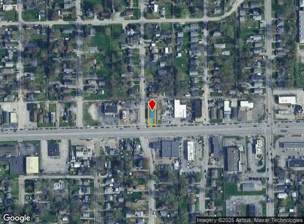  3464 W 16Th St, Indianapolis, IN Parcel Map