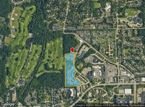  2225 Traverwood Dr, Ann Arbor, MI Parcel Map