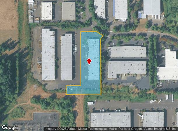 10085 Sw Commerce Cir, Wilsonville, OR Parcel Map