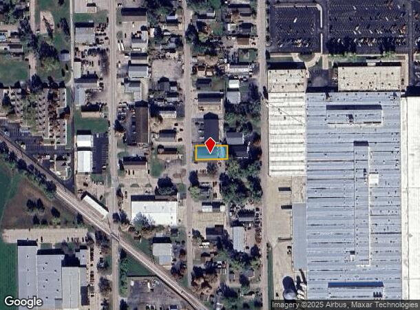  481 Center St, Columbus, IN Parcel Map