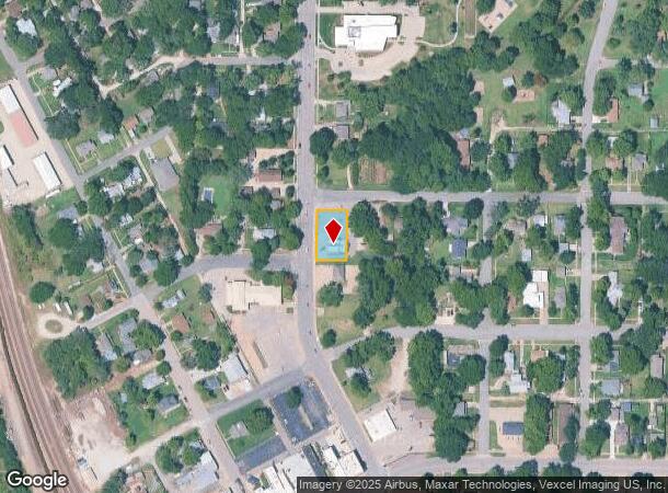 222 N 2Nd Ave, Mulvane, KS Parcel Map