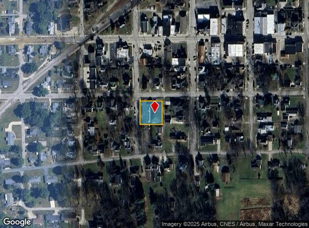 349 W 1St St, Albany, IN Parcel Map