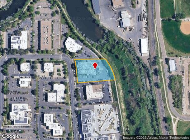 2590 Central Ave, Boulder, CO Parcel Map