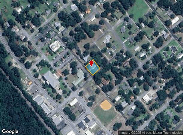 701 N Oak St, Springfield, GA Parcel Map