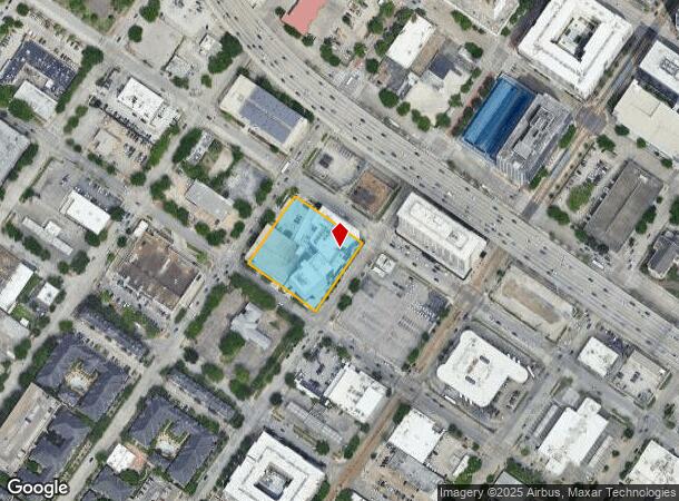  2100 Travis St, Houston, TX Parcel Map