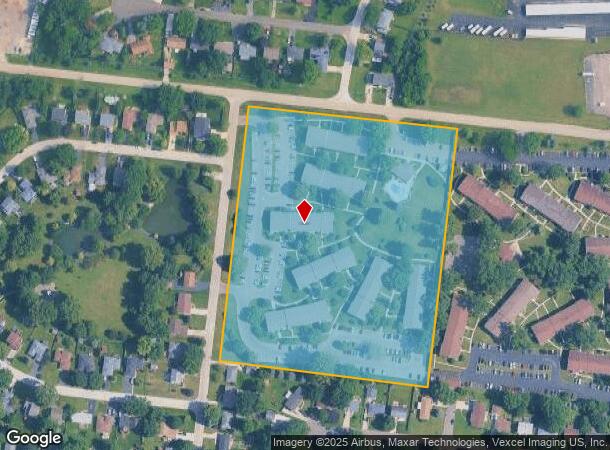 1100 Light Rd, Oswego, IL Parcel Map