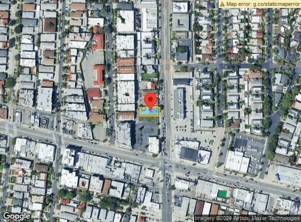  1249 S La Cienega Blvd, Los Angeles, CA Parcel Map