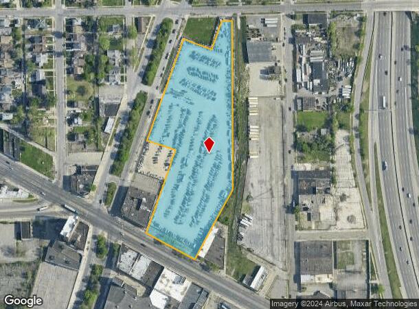  10750 Grand River Ave, Detroit, MI Parcel Map