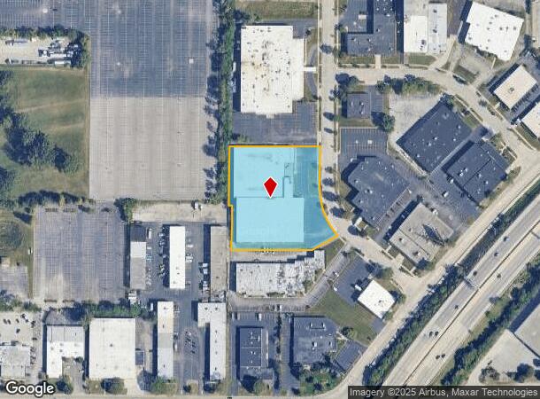  1125 Carnegie St, Rolling Meadows, IL Parcel Map