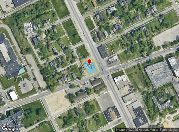 12803 Hamilton Ave, Highland Park, MI Parcel Map