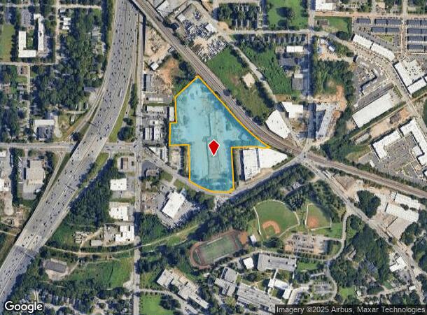 99 University Ave Sw, Atlanta, GA Parcel Map