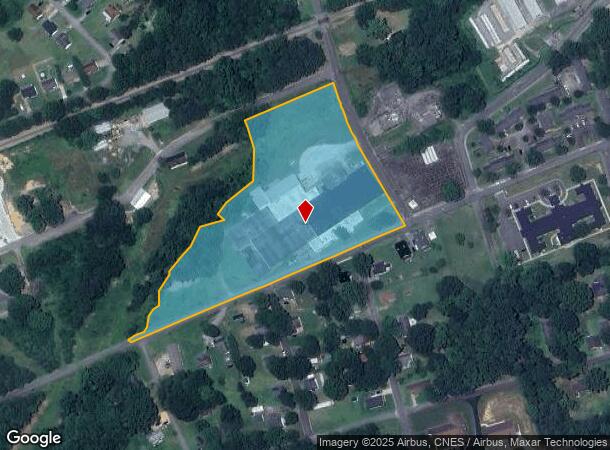 600 W Academy St, Cherryville, NC Parcel Map