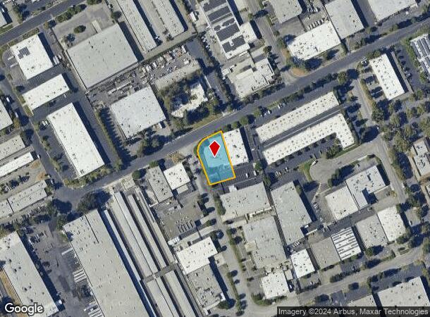  558 Laurelwood Rd, Santa Clara, CA Parcel Map