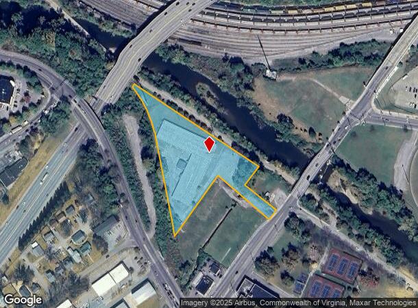 1917 Franklin Rd Sw, Roanoke, VA Parcel Map