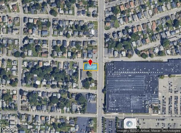 1082 Newport Ave, Pawtucket, RI Parcel Map