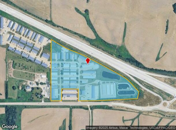 3570 Dolphin Dr Se, Iowa City, IA Parcel Map