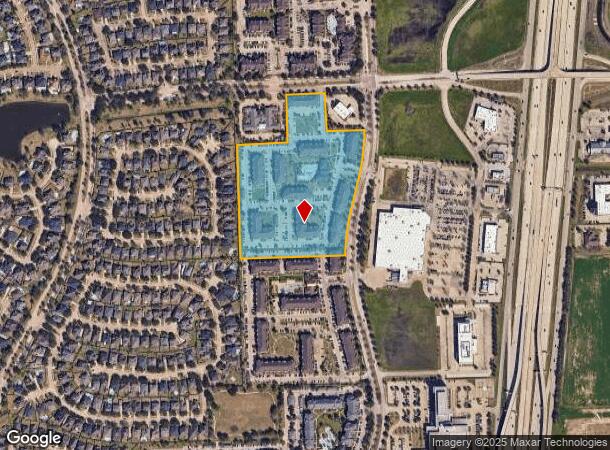  2400 Business Center Dr, Pearland, TX Parcel Map