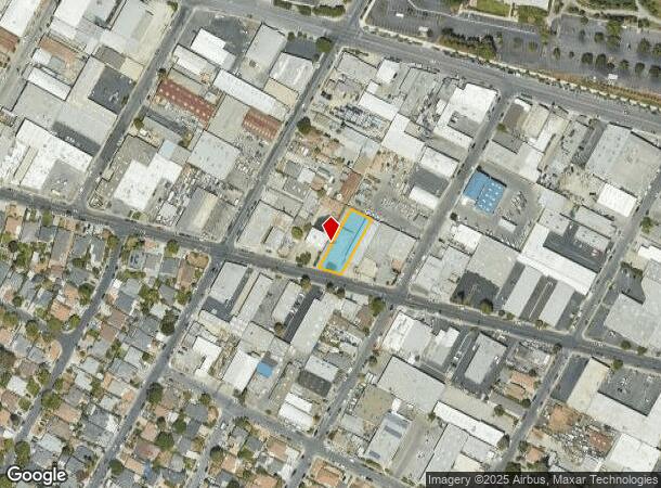  2657 Spring St, Redwood City, CA Parcel Map