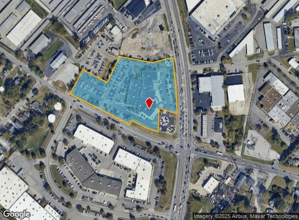  1264 E New Circle Rd, Lexington, KY Parcel Map