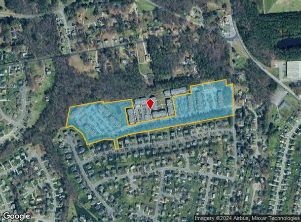  6416 Oak Front Ct, Henrico, VA Parcel Map