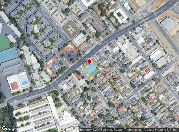  1212 E Julian St, San Jose, CA Parcel Map