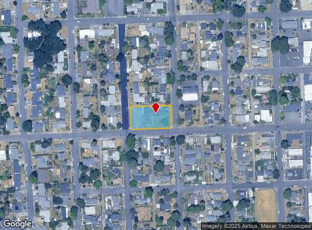 1050 Maple St, Junction City, OR Parcel Map