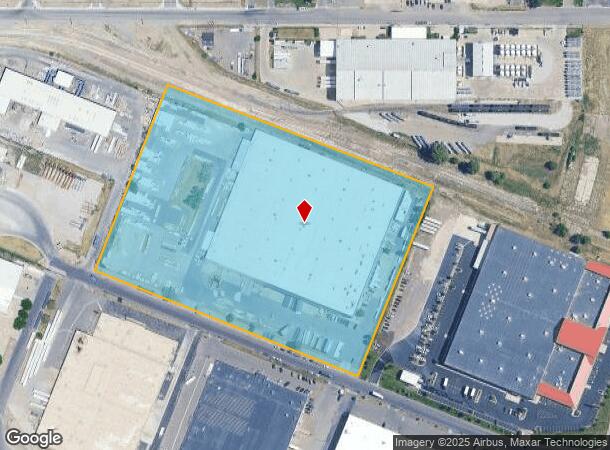 445 W 53Rd Pl, Denver, CO Parcel Map