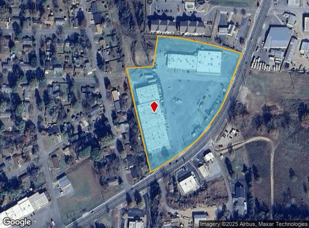 1515 E Harding St, Morrilton, AR Parcel Map