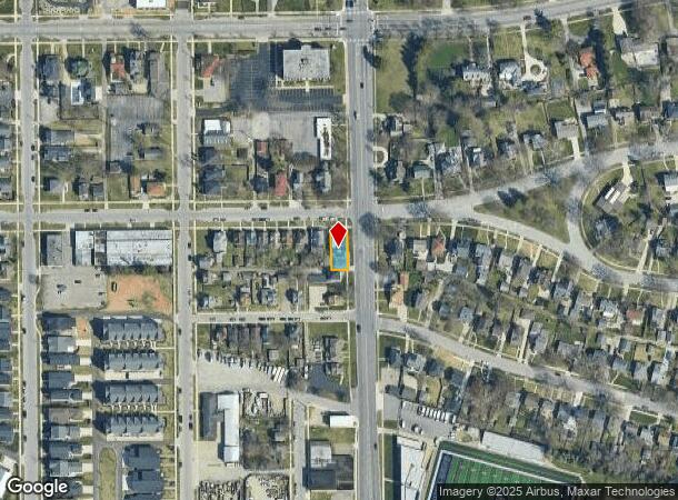 1032 E Wayne St, South Bend, IN Parcel Map