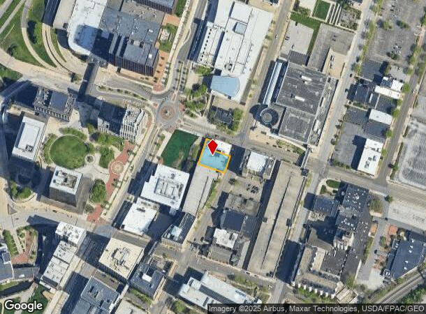  128 S High St, Akron, OH Parcel Map