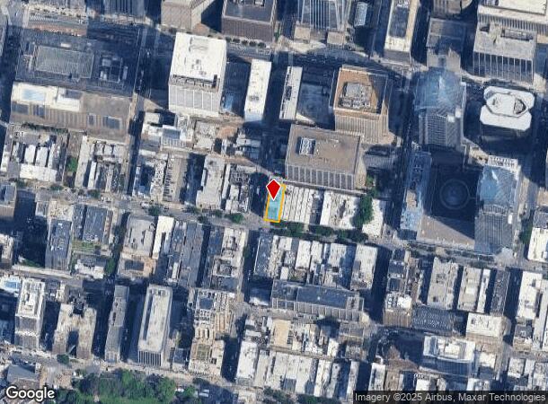  1737 Chestnut St, Philadelphia, PA Parcel Map