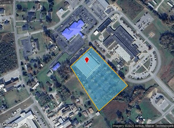  207 Hospital Dr, Barbourville, KY Parcel Map