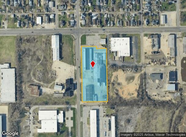  1344 W Sample St, South Bend, IN Parcel Map