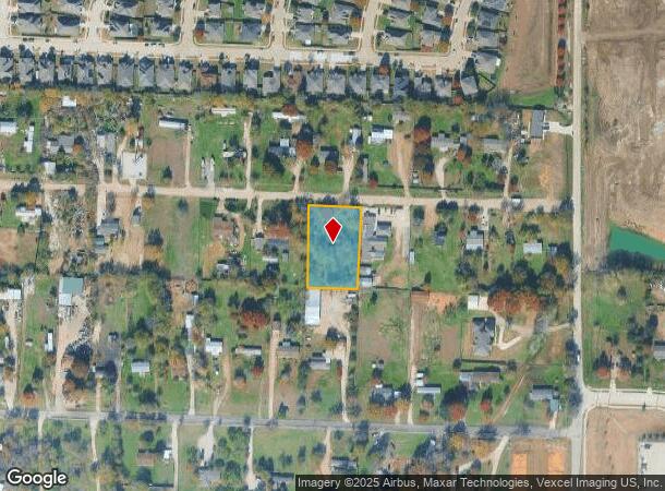 109 Mcdaniel Dr, Little Elm, TX Parcel Map