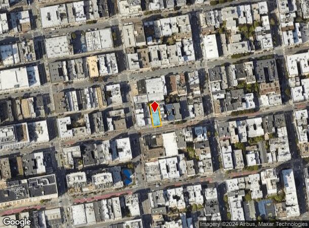  868 Geary St, San Francisco, CA Parcel Map