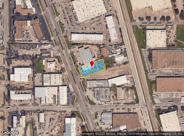  11128 Harry Hines Blvd, Dallas, TX Parcel Map