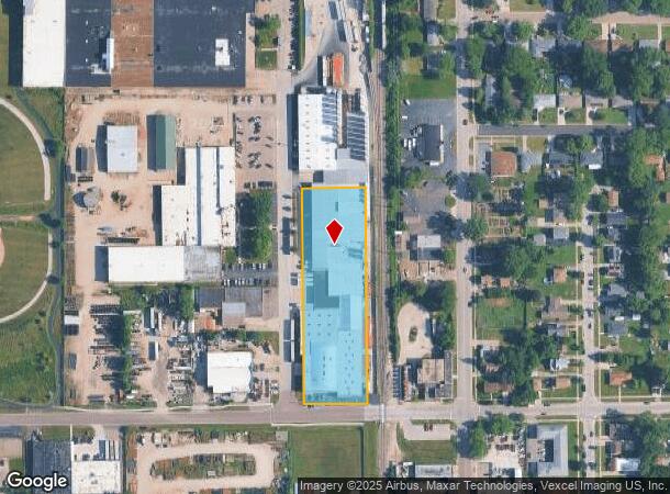  821 N Russell Ave, Aurora, IL Parcel Map