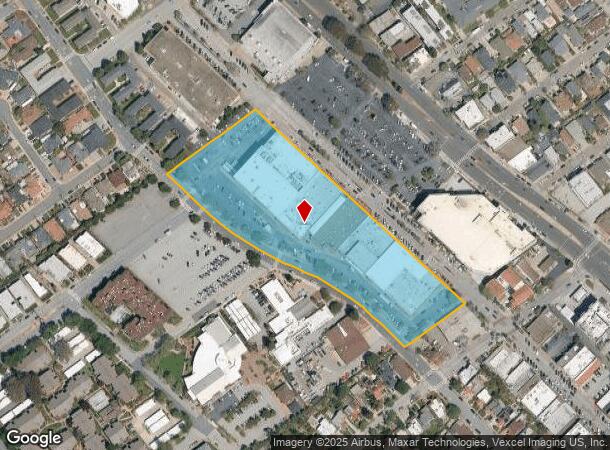  537 Broadway, Millbrae, CA Parcel Map