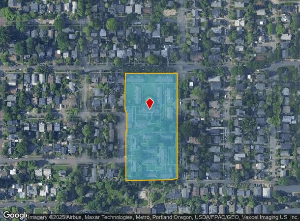  4626 Se Clinton St, Portland, OR Parcel Map