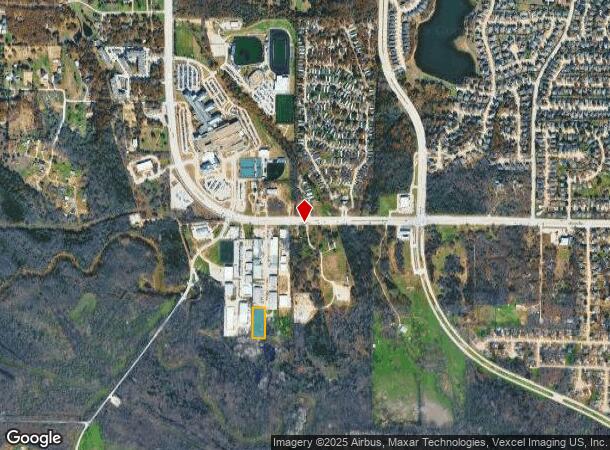 9074 Teasley Ln, Denton, TX Parcel Map