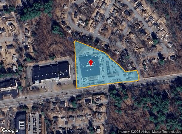 549 Worcester St, Natick, MA Parcel Map